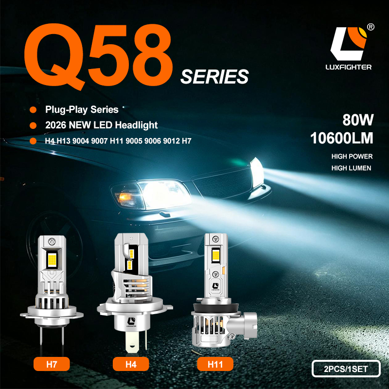 پلگ ان LED آٹوموٹیو ہیڈلائٹس کی نئی LUXFIGHTER 2026 Q58 سیریز کو باضابطہ طور پر لانچ کر دیا گیا ہے۔ پلگ ان LED آٹوموٹیو ہیڈلائٹس کی نئی LUXFIGHTER 2026 Q58 سیریز کو باضابطہ طور پر لانچ کر دیا گیا ہے۔